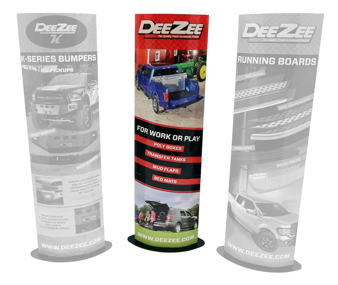940-9311 – DEE ZEE Point Of Purchase Display, Floor Display Stand-Up Cardboard Showing Miscellaneous Products Does No...
